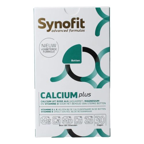 Synofit Calcium Plus Capsules bevatten een vloeibare inhoud en zijn voor 30 dagen gebruik.