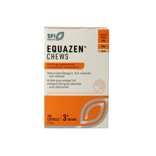 Equazen Eye Q Chews kauwcapsules met omega 3 en 6 in aardbeiensmaak