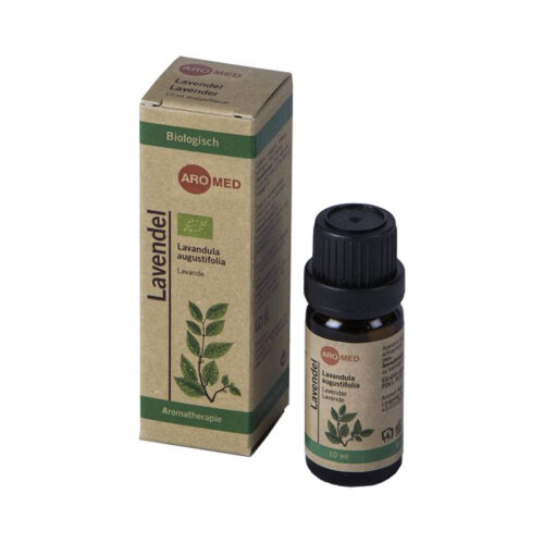 Aromed lavendel olie, flesje 10 ml en doosje