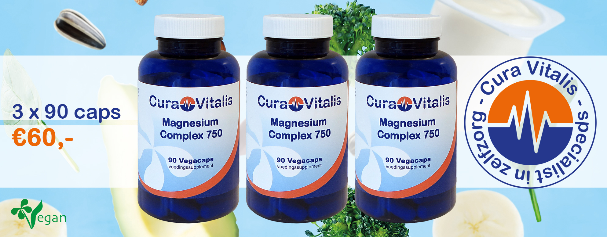 Cura Vitalis Magnesium Complex 750 mg - Afbeelding 6