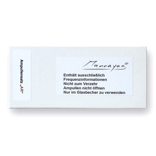 afbeelding van doosje met hierin ampullen AR, speciaal voor gebruik met de chipkaart AR en DDZap.