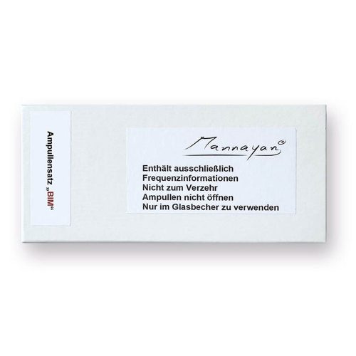 Mannayan ampullenset BIE in doosje met 7 ampullen