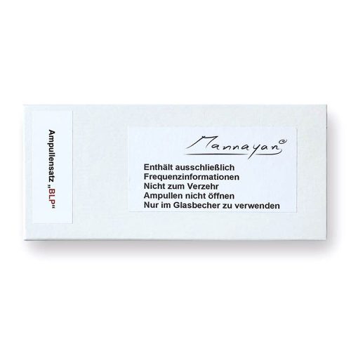 Ampullenset BLP bevat 9 ampullen die speciaal zijn ontwikkeld voor gebruik met het DDZap-frequentieapparaat 