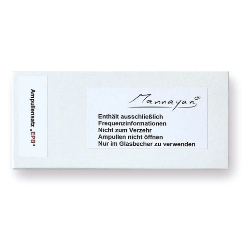 Afbeelding van doosje Mannayan ampullenset BLP deze bevat 9 ampullen.