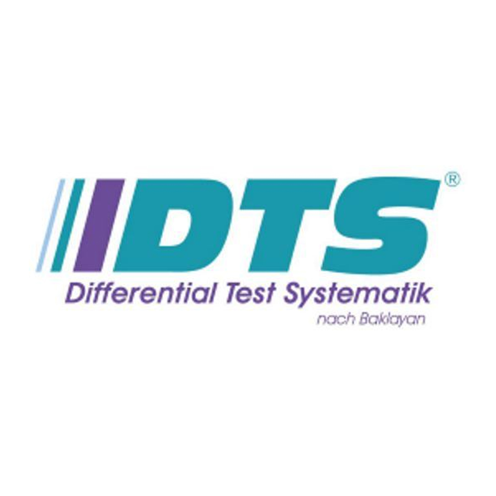 logo DTS: Differential Test Systematik, naar idee van Baklayan