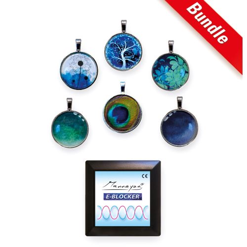 E-Blocker Plug + Amulet Set – harmonisering van ruimte en persoonlijke bescherming, keuze uit 6 edelstenen