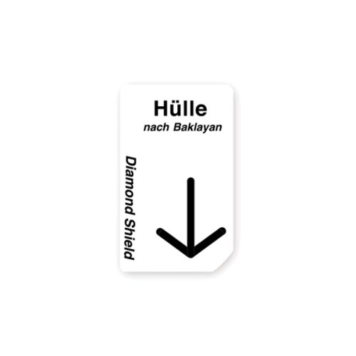 Hülle chipkaart Baklayan voor Diamond Shield Zapper – frequentieprogramma 20 minuten