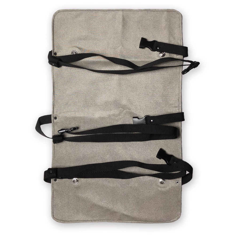 Textiele groot oppervlak-elektrode 300x500 met bevestigingsgordel en kabel – geschikt voor Diamond Shield en Trikombin