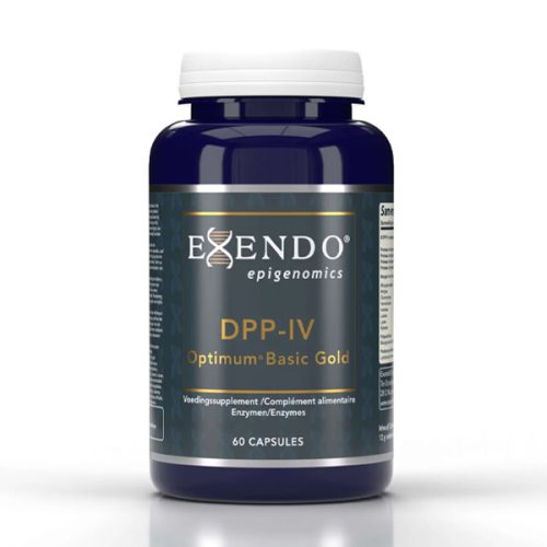 Exendo DPP-IV Optimum Gold Basic – enzymcomplex met DPP-IV, peptidase, protease en Lactobacillus rhamnosus GG, 60 capsules.