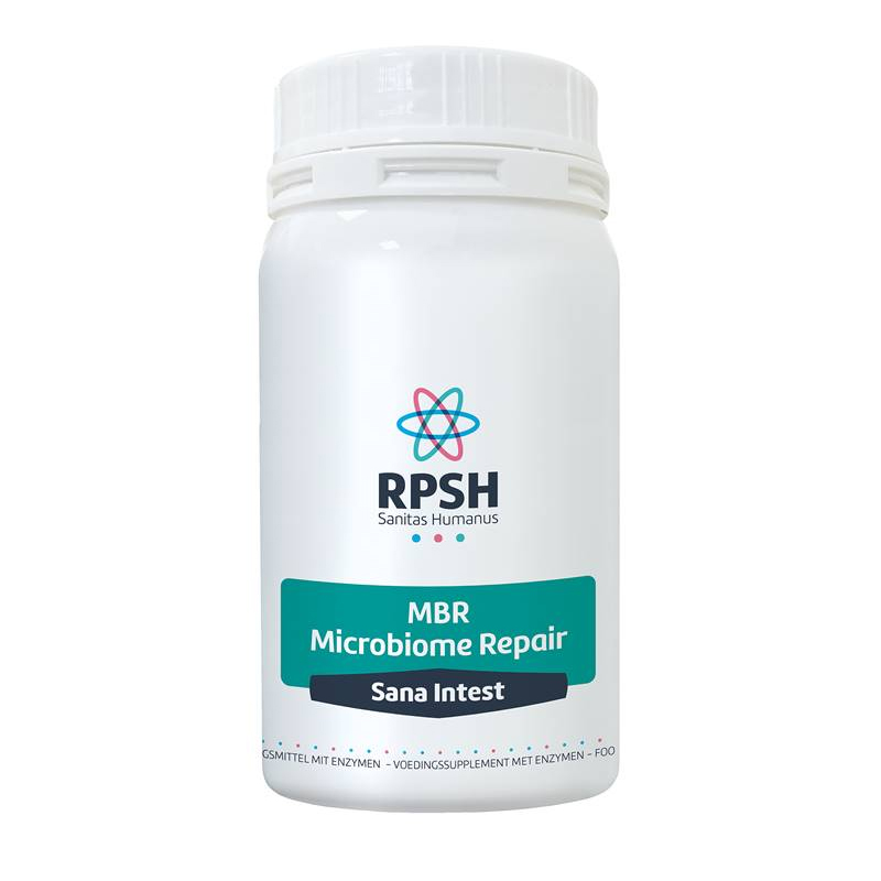 Sana Intest MBR Microbiome Repair is een zorgvuldig samengesteld enzymcomplex ter ondersteuning van de spijsvertering.