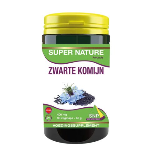Pot met zwarte komijn puur van het merk SNP