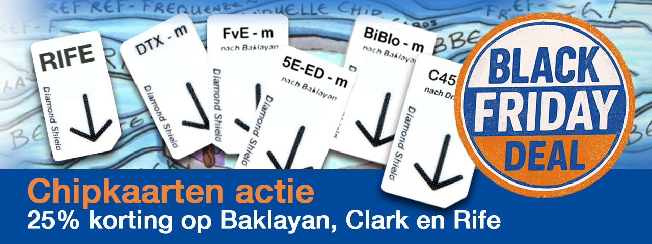 Black Friday Chipkaarten actie Baklayan, rife en hulda clark bij Cura Vitalis