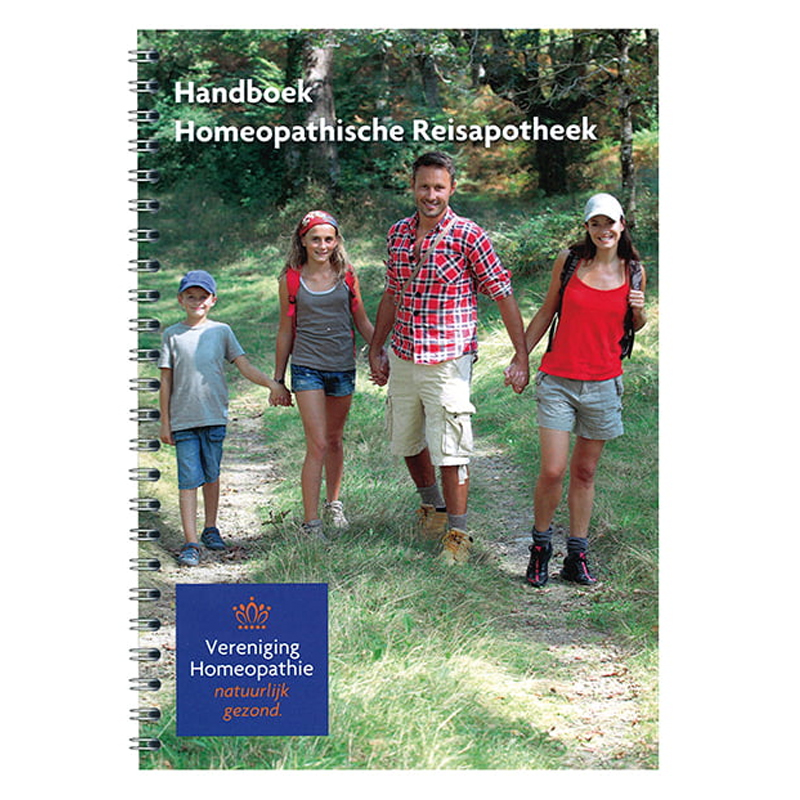 Handboek homeopathische reisapotheek Vereniging Homeopathie