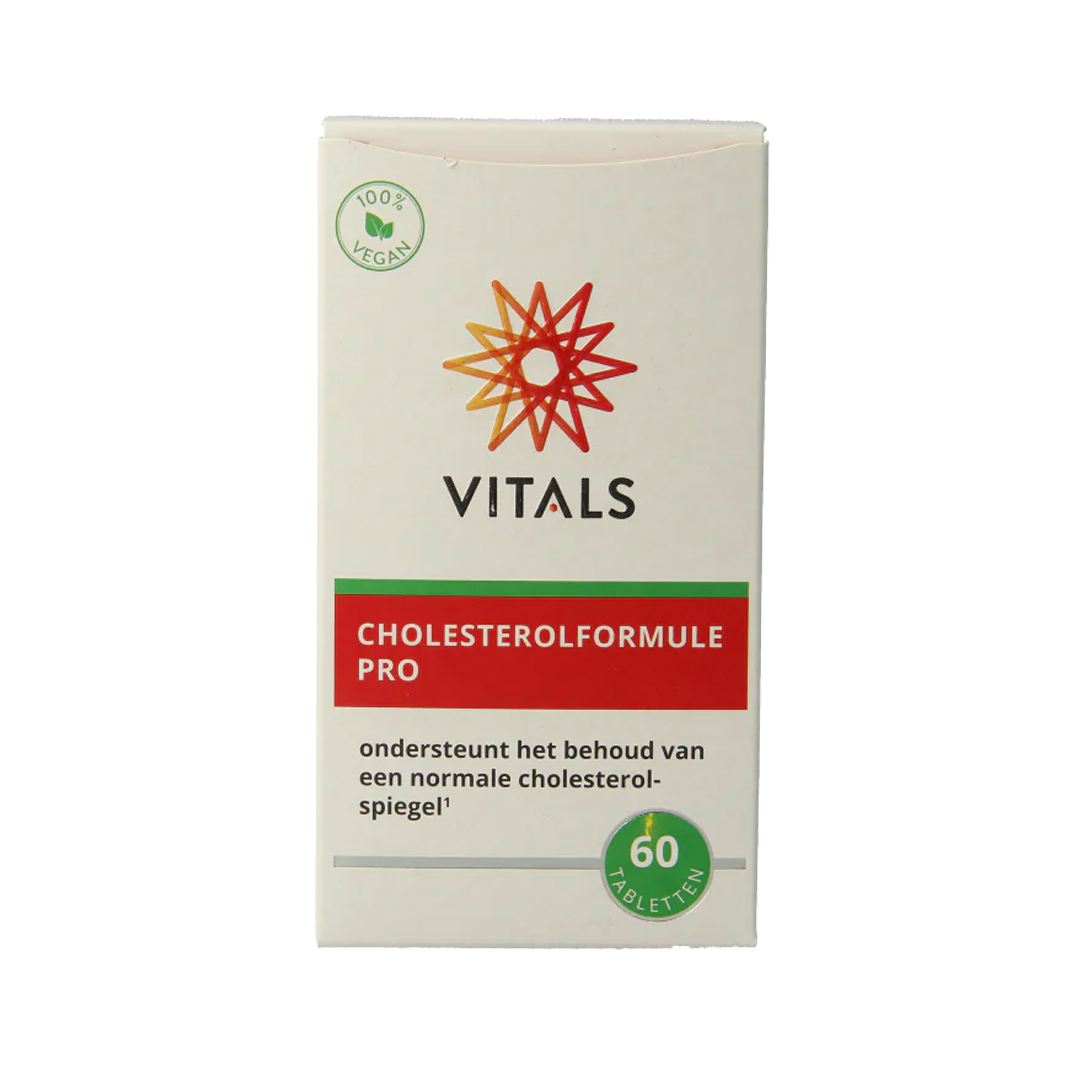 Vitals Cholesterolformule Pro tabletten in verpakking