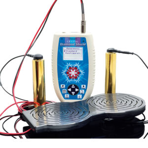 Diamond Shield Crystal zapper met fraktal versterker en handelektroden.