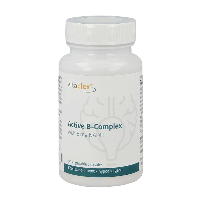 Vitaplex Active B-Complex 90 capsules supplement verpakking