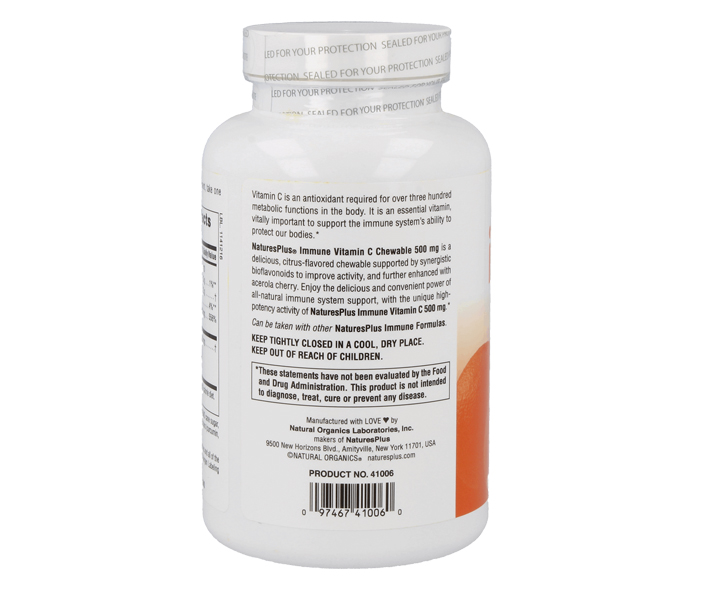 Immune Vitamine C in zuig/kauwtabletten