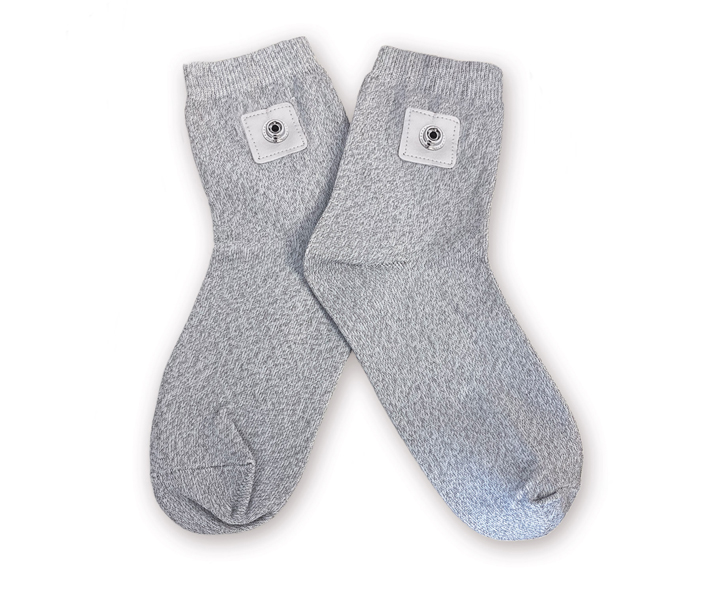 Zilvervezel sokken 100% pure zilverlaag