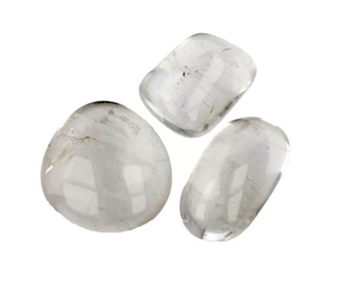 Bergkristal trommelsteen AA kwaliteit mt 3-4