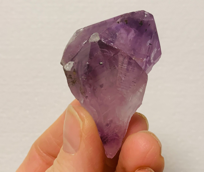 Amethist punt met fantoom