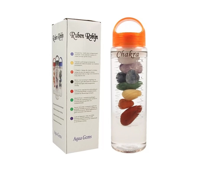 Chakra Aqua Gems drinkfles