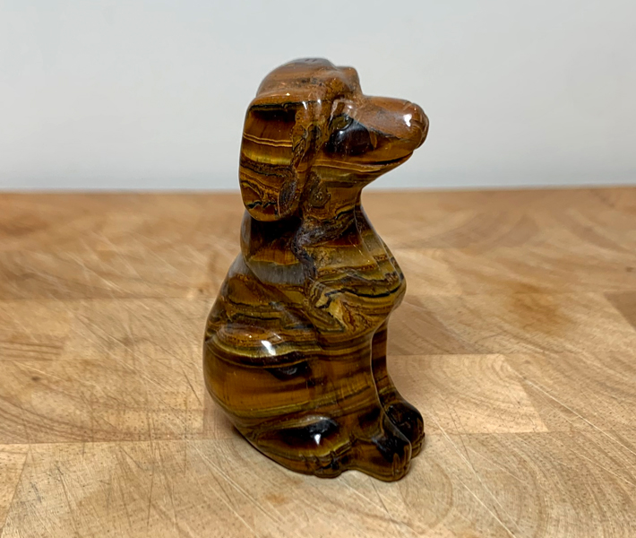 Hond Tijgeroog edelsteen