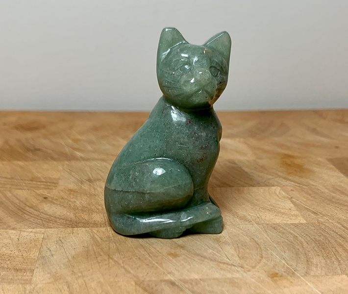 Aventurijn edelsteen splitketting