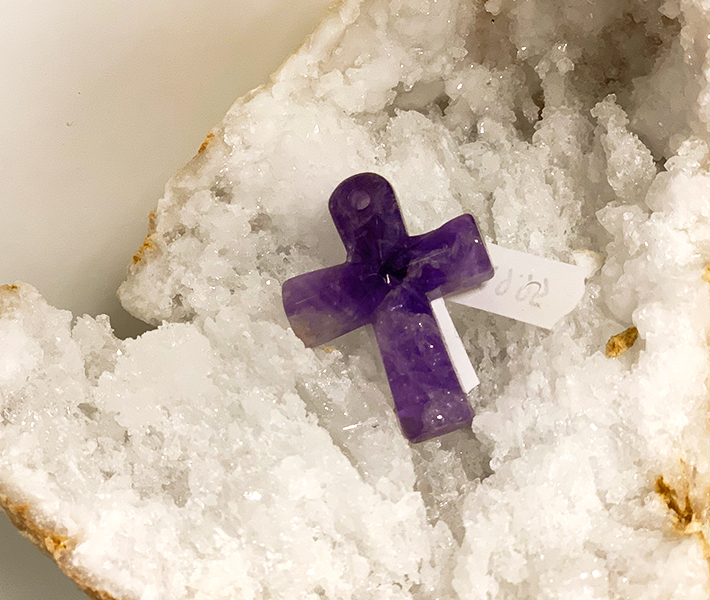 Ankh teken Amethist