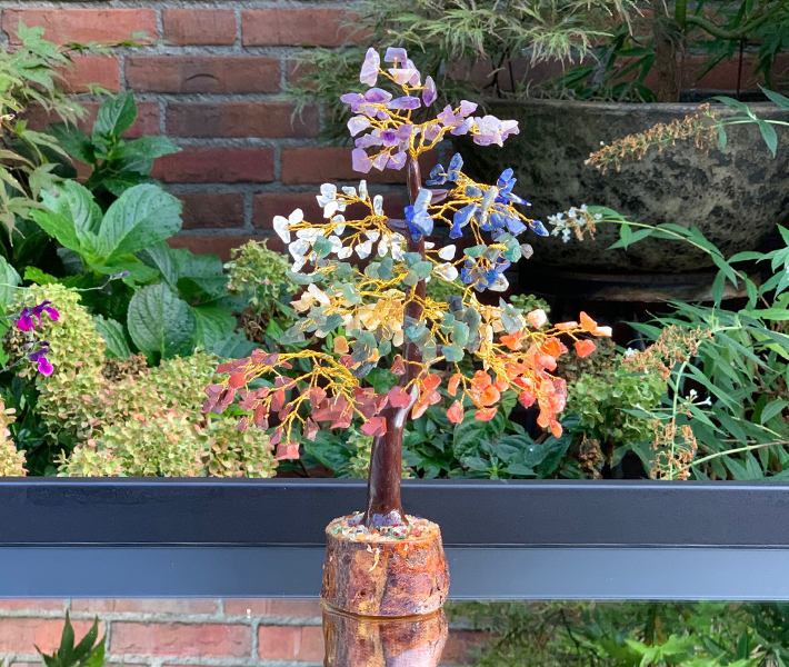 Chakra boompje edelstenen