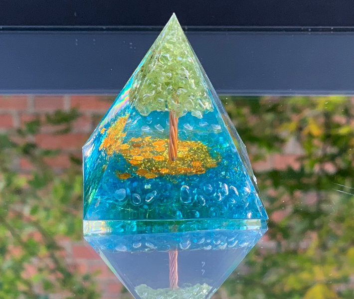 Orgonite piramide levensboom VERKOCHT