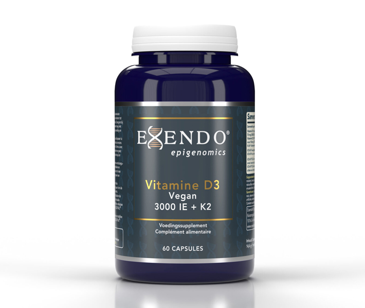 Exendo Vitamine D3 75 mcg-3.000 IE en K2