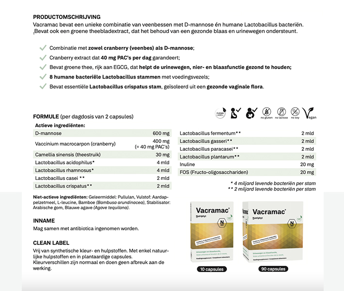 Nutriphyt Vacramac 30c