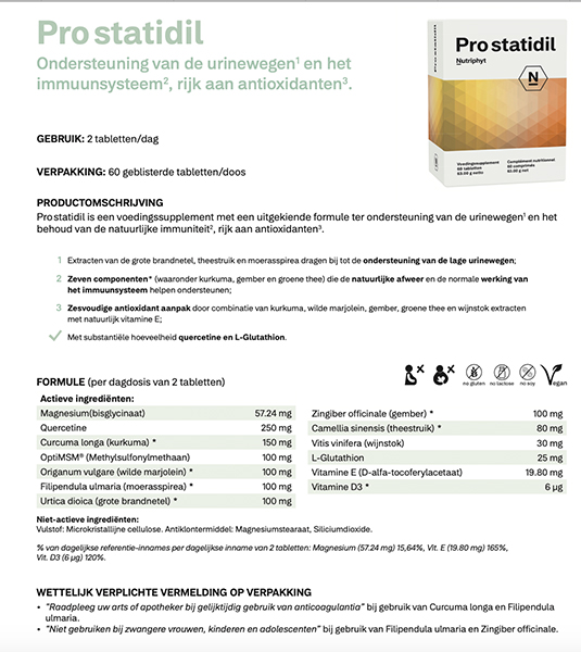 Nutriphyt Pro statidil 60t