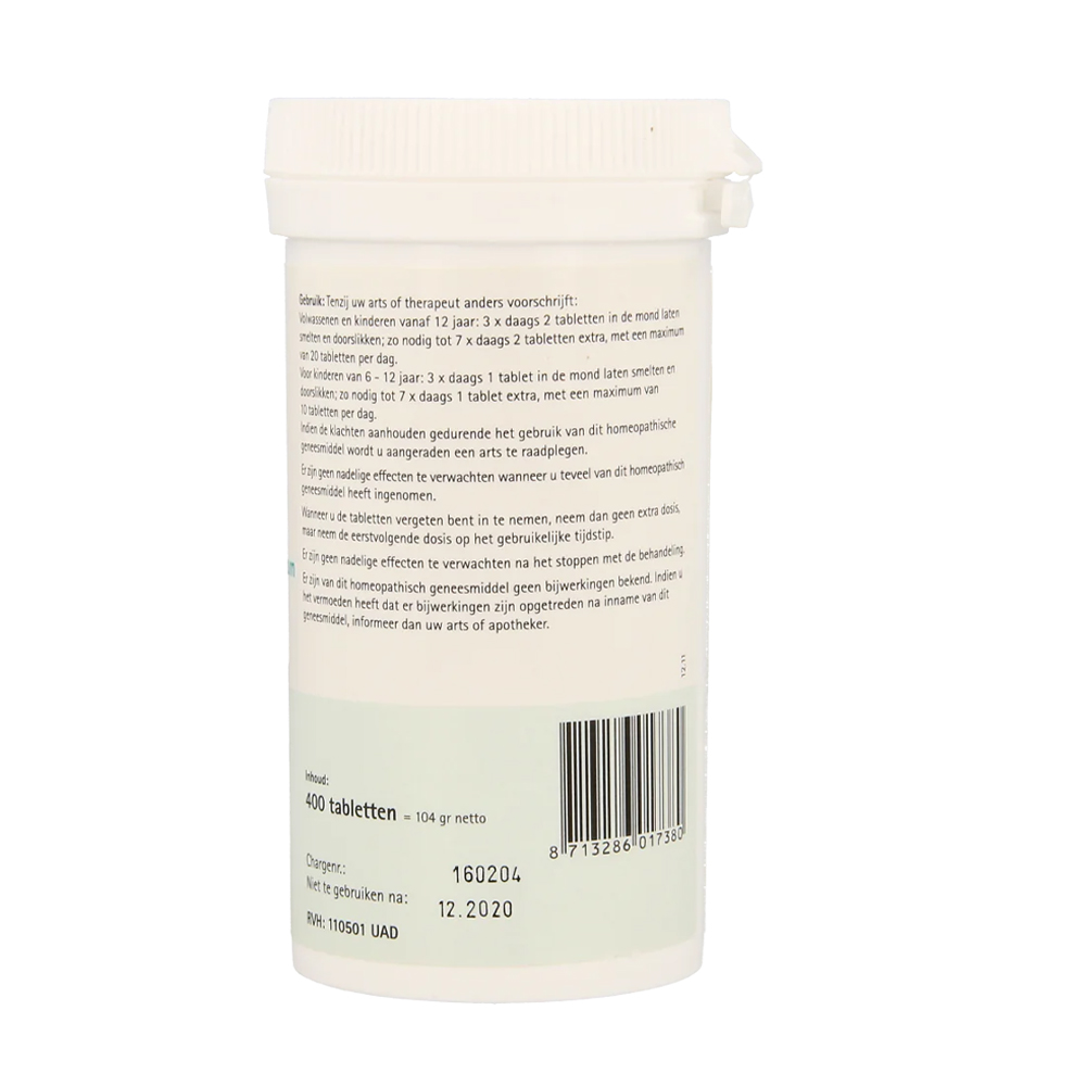 Pfluger Natrium Phosphoricum 9 D6 Schussler celzout homeopathisch geneesmiddel 250mg tabletten lactose calciumbehenaat aardappelzetmeel. EAN.