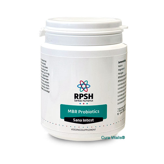 Sana Intest MBR Probiotics 100 gram – probiotica poeder met 8 bacteriestammen, kalium, magnesium en mangaan van RP Vitamino