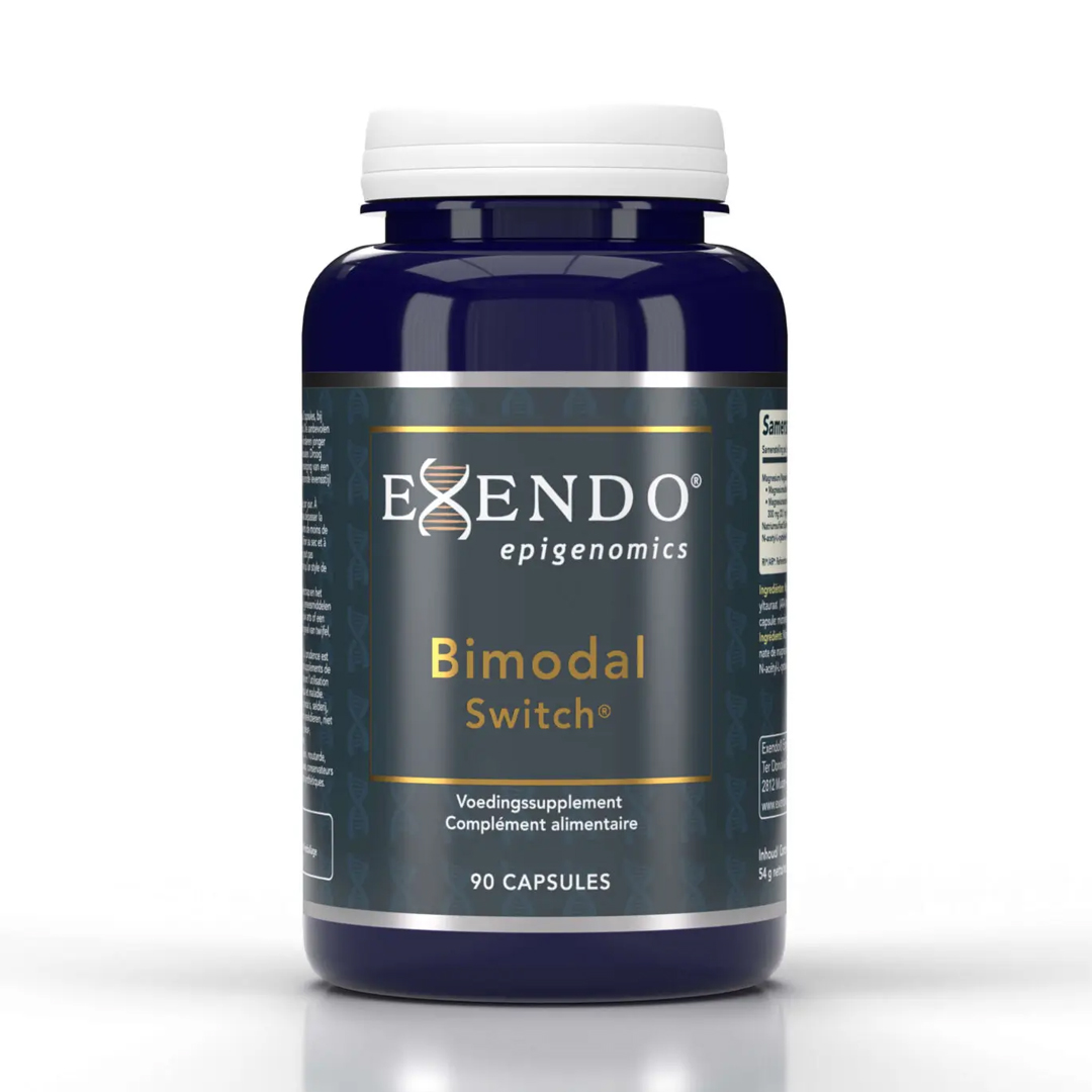 Exendo Bimodal Switch 90 vegetarische capsules met magnesiumsulfaat, natriumsulfaat en N-acetyl-cysteïne zonder magnesiumstearaat