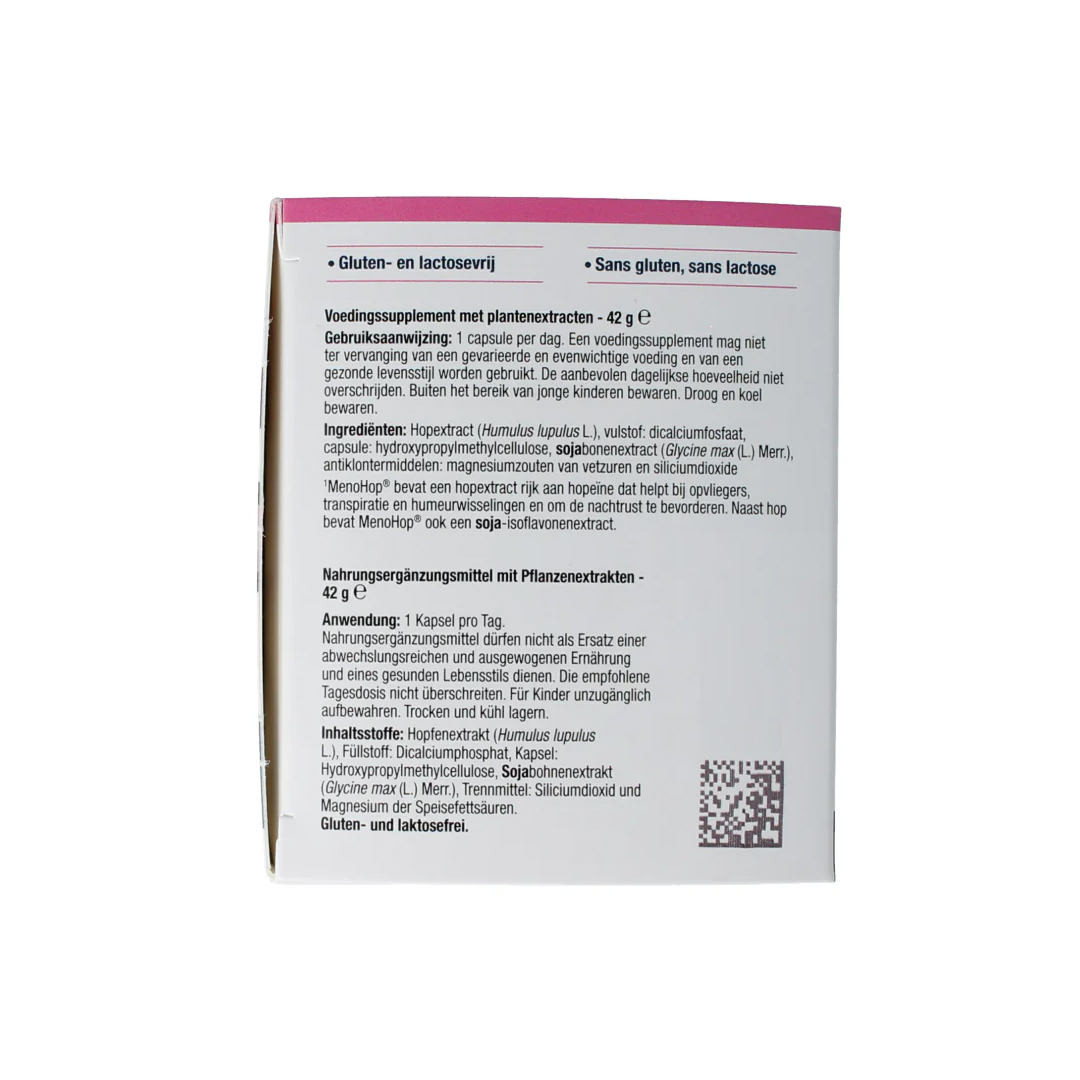 Metagenics Menohop 90 capsules hopextract soja-isoflavonen 8-prenylnaringenine Cura Vitalis