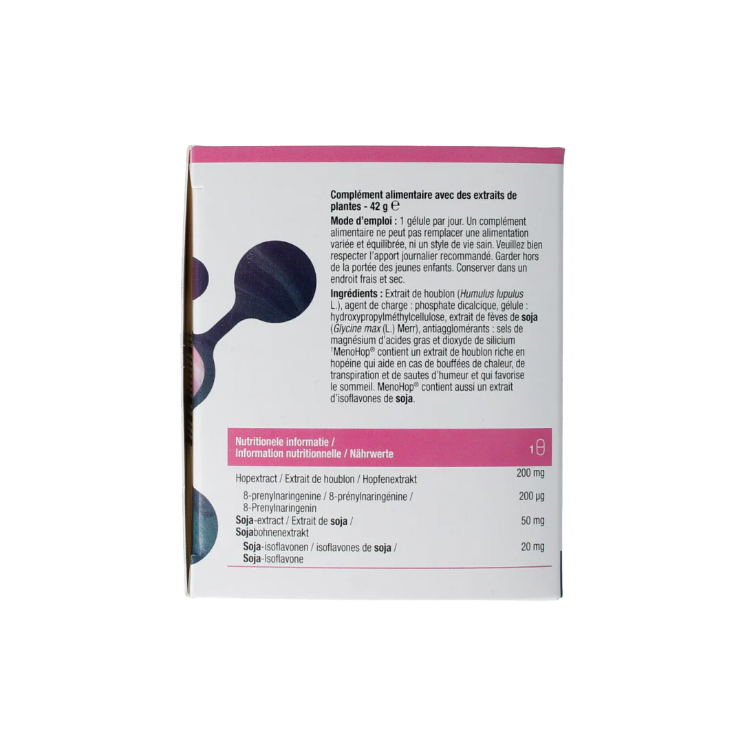 Metagenics Menohop 90 capsules hopextract soja-isoflavonen 8-prenylnaringenine Cura Vitalis