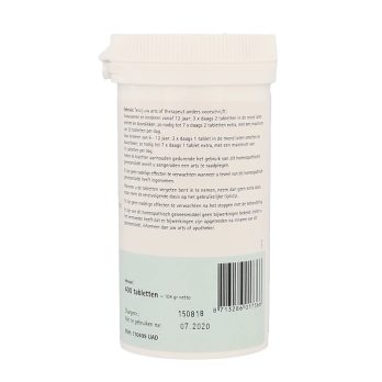 Pfluger Magnesium Phosphoricum 7 D6 Schussler celzout homeopathisch geneesmiddel 400 tabletten 250mg lactose calciumbehenaat aardappelzetmeel