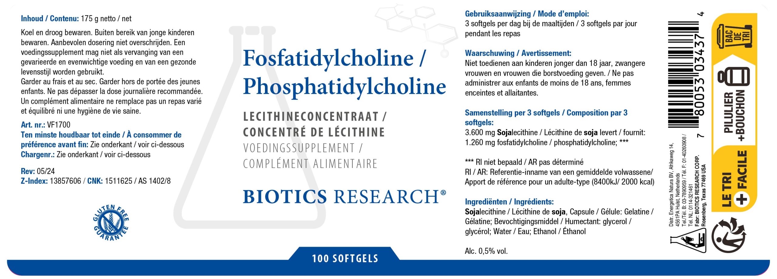 Etiket Fosfatidylcholine Biotics Research