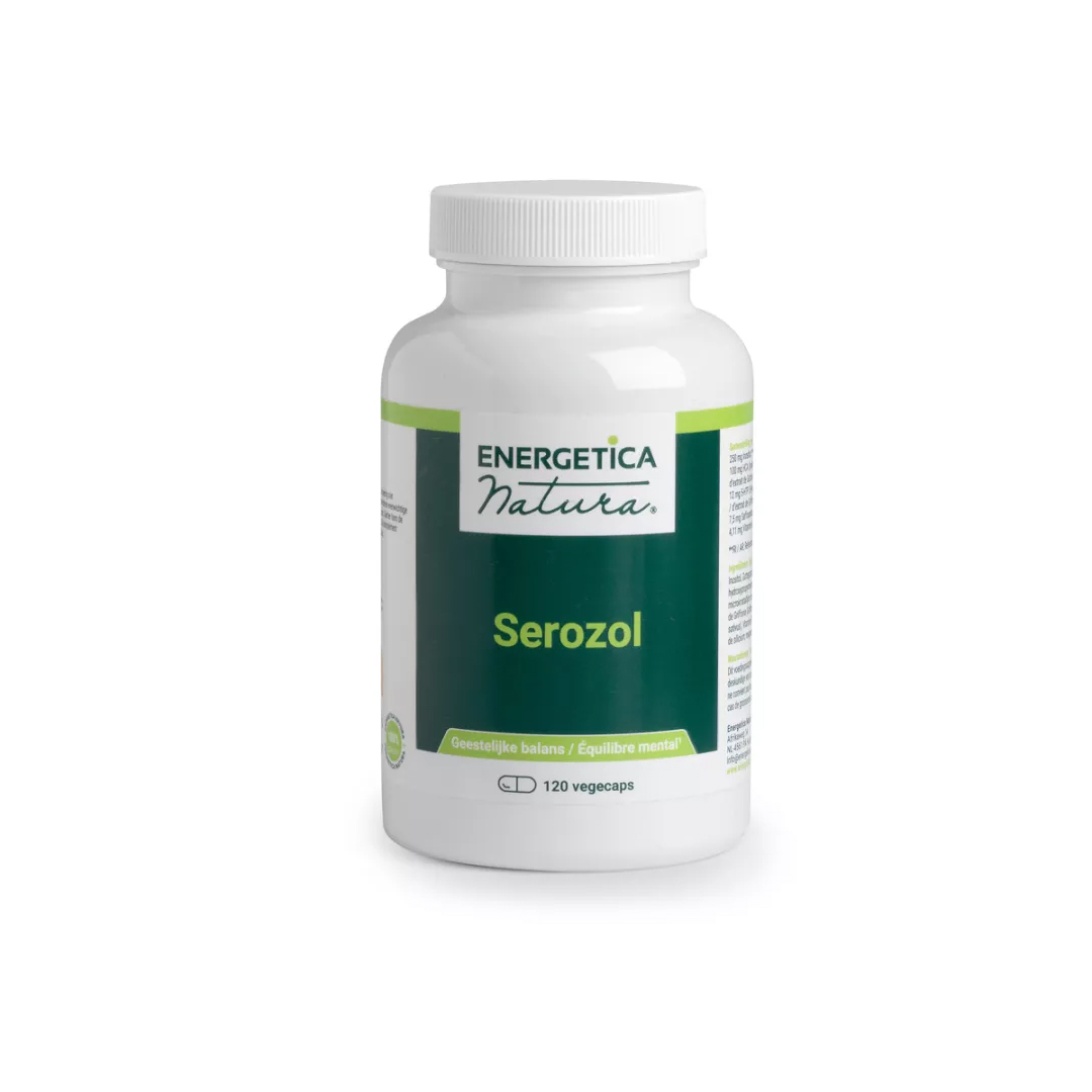 Energetica Natura Serozol 120 vegicaps – 5-HTP uit Griffonia, Affron saffraan, L-theanine, inositol en vitamine B6 in plantaardige capsule