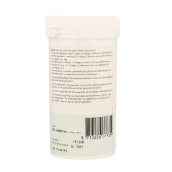 Pfluger Kalium Sulfuricum 6 D6 Schussler celzout homeopathisch geneesmiddel 400 tabletten lactose calciumbehenaat aardappelzetmeel. EAN.