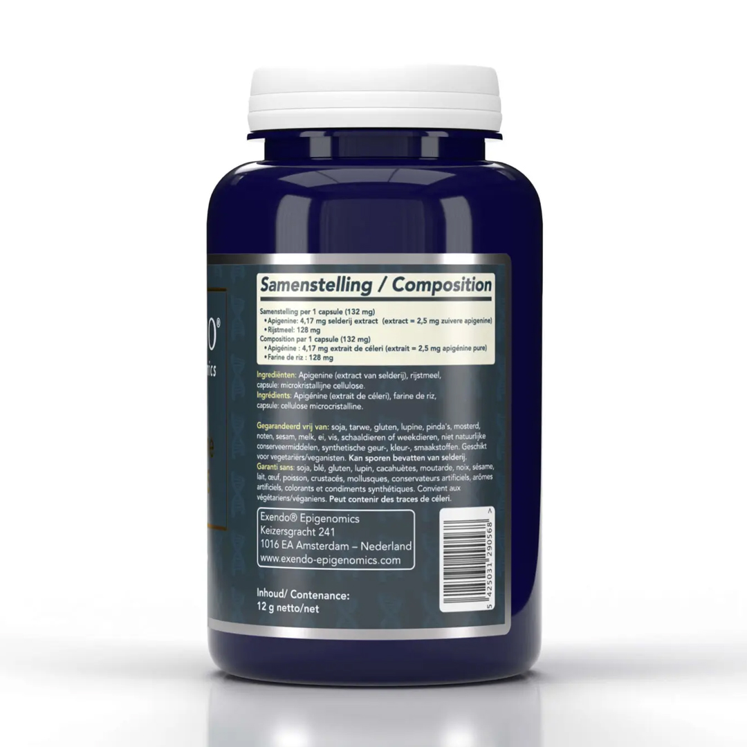 Exendo Apigenine ULDA 2,5, pot met 90 capsules