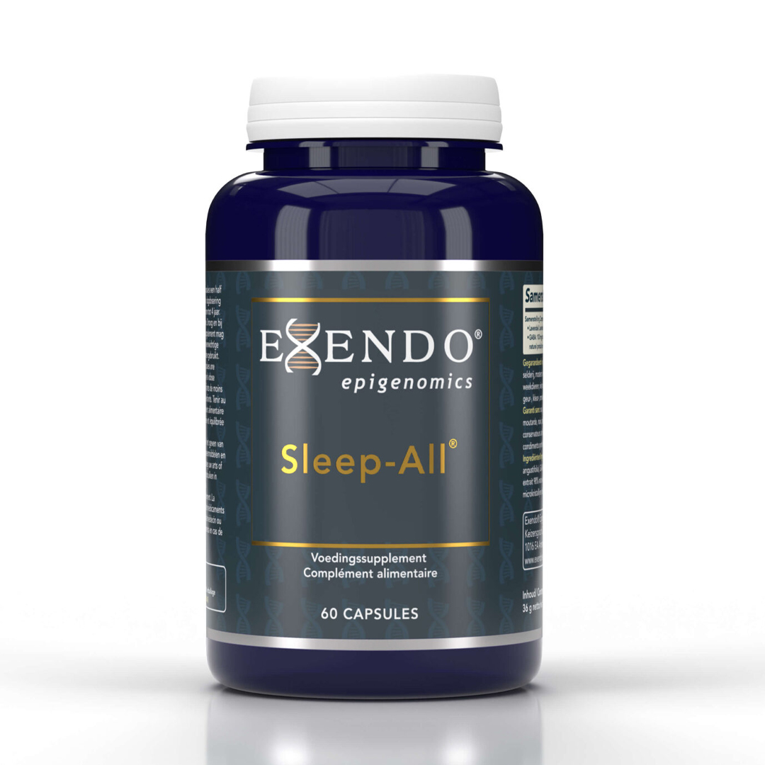 Exendo Sleep-All 60 capsules – supplement met lavendel en GABA voor ontspanning en een goede nachtrust