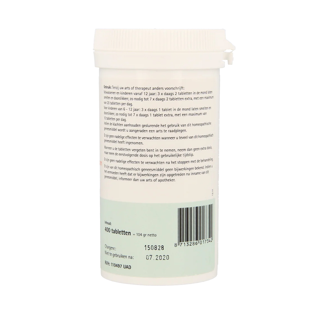 Pfluger Kalium Phosphoricum 5 D6 Schussler celzout homeopathisch geneesmiddel 400 tabletten lactose