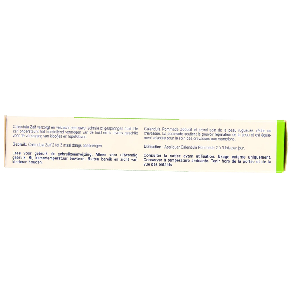 Weleda Calendula Zalf 25 gram - Calendula officinalis extract sesamolie lanoline bijenwas tocoferol ruwe schrale huid kloofjes tepelkloven