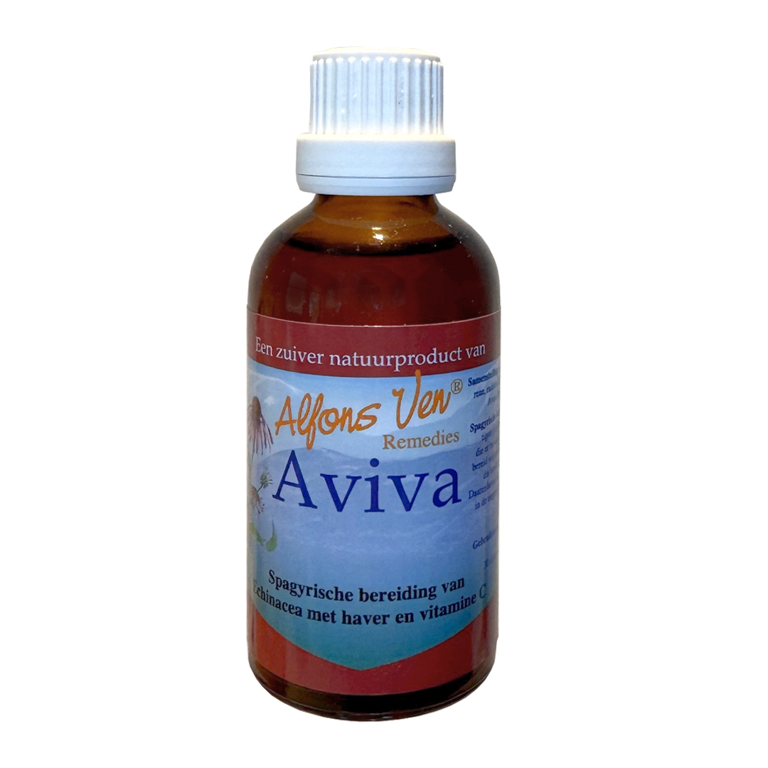 Alfons Ven Aviva druppels – spagyrische kruidentinctuur met Echinacea purpurea, Avena sativa en vitamine C