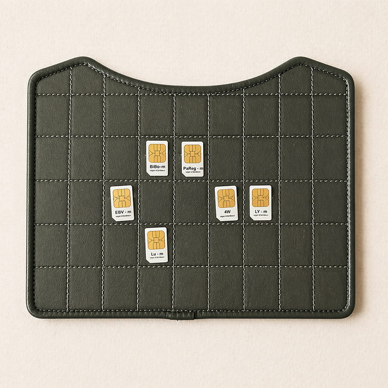 Vegan etui chipkaarten 45 stuks Diamond Shield Zapper - zwart 235x185mm past in witte zapperkoffer exclusief chipkaarten