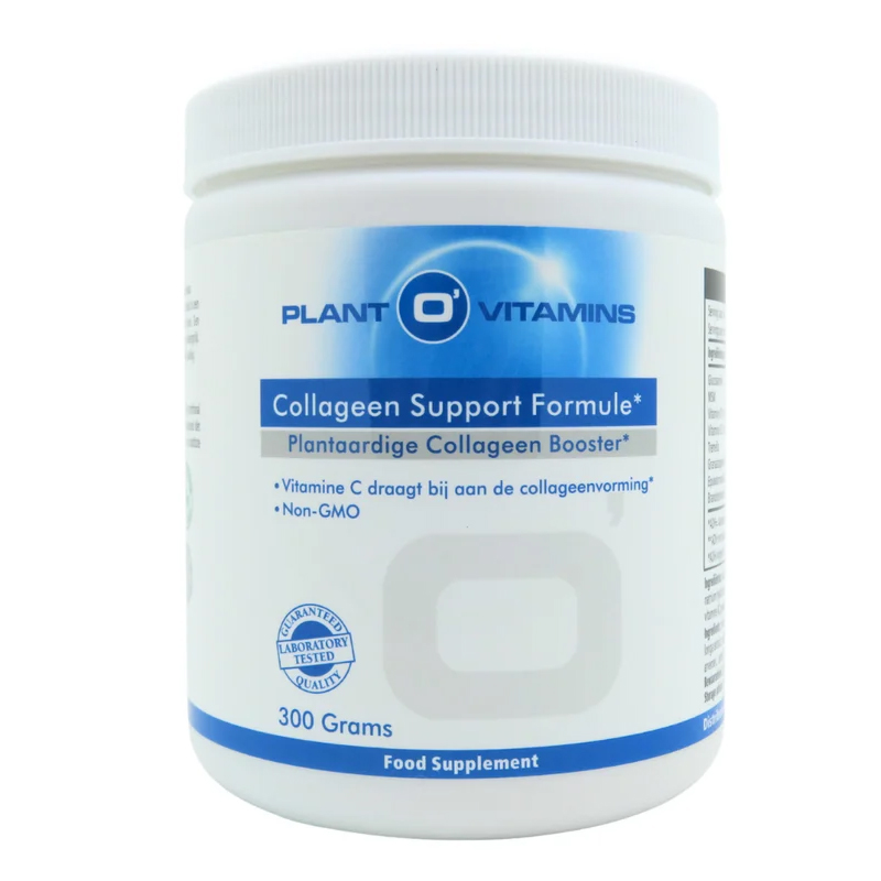 Collageen Support Formule van Plantovitamins – 300 gram poeder met kurkuma, Tremella, hyaluronzuur en vitamine C