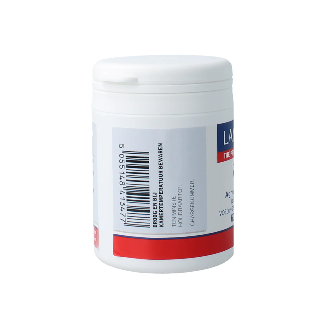 Lamberts Vitex Agnus Castus Monnikspeper 60 tabletten – 200 mg 5:1 extract gelijkwaardig aan 1000 mg, veganistisch, natuurlijke kleurstoffen